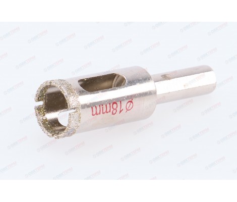 Сверло по стеклу и керамике D18х65 мм Santool