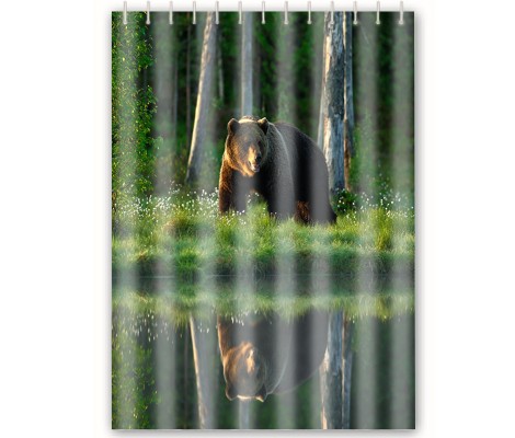 Шторка для ванной F8608 Природа полиэстер 180х180 Frap Шторка для ванной F8608 Природа полиэстер 180х180 Frap