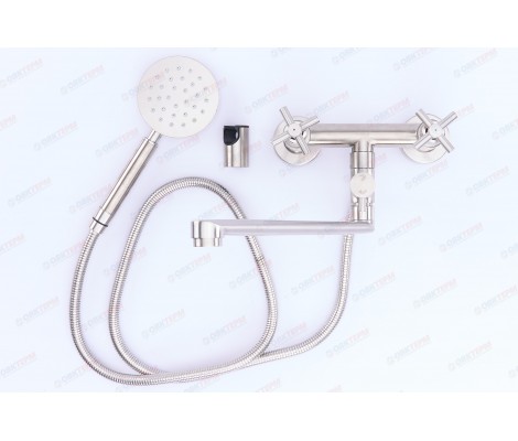 Смеситель для ванны DVE 006 длинный из нержавеющей стали SUS304 Mixxus