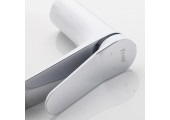 Смеситель для раковины F1045 хром белый Frap