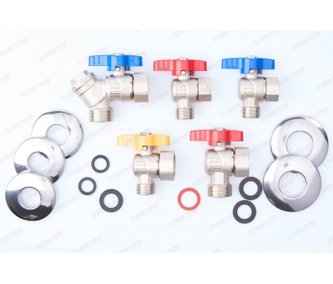 Набор кранов для газового котла TIM