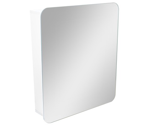 Шкаф-Зеркало 60 Фламенко 612, белое Flamenco