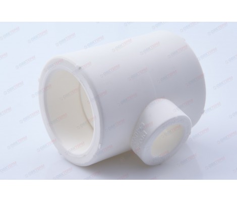 Тройник 40*20*40 белый Pro Aqua