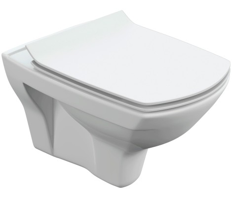 Унитаз подвесной City Clean On DPL EO slim Cersanit