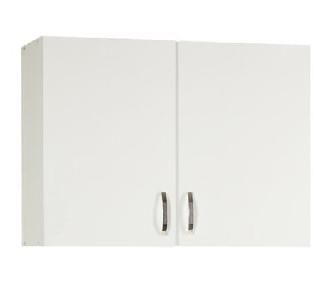 Шкаф 80, белый, для посуды с посудосушкой