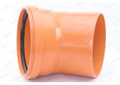 Отвод канализационный 315/45° рыжий Sinikon