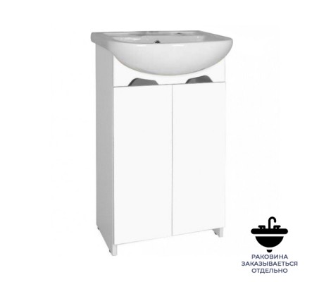 Тумба напольная 50 ЭКО белая Flamenco Тумба напольная 50 ЭКО белая Flamenco