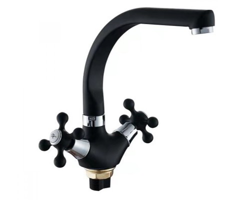 Смеситель для кухни Color 273 буксовая черный Mixxus Смеситель для кухни Color 273 буксовая черный Mixxus