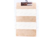 Комплект ковриков для ванны BeMaks Multi из 2 шт 60х100/60х50см 153-154 18мм светло коричневый Aqua-Prime