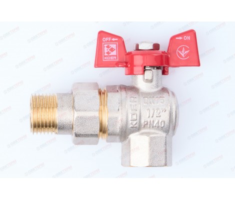 Кран шаровой с американкой 1/2