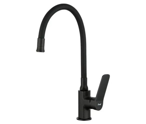 Смеситель для кухни F4462 черный Frap