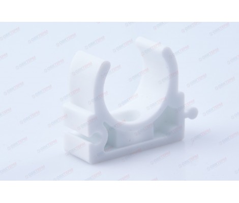 Крепление &Oslash;25 без защелки белое Valfex