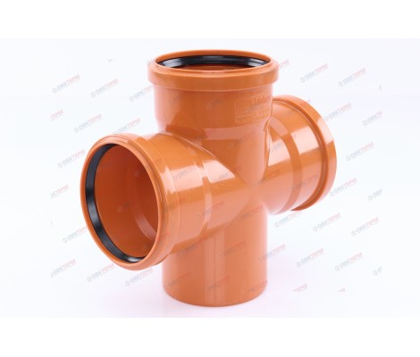 Крестовина 110/110/110/90° рыжая RTP Крестовина 110/110/110/90° рыжая RTP