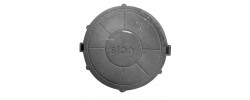 Люк тяжелый 3 т Л круглый SLON (ДН770/ДВ600/В110) ЧЕРНЫЙ
