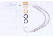 Смеситель для раковины G1007-31 белый хром высокий Gappo