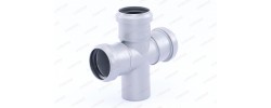 Крестовина канализационная 50/50/50/90° Sinikon