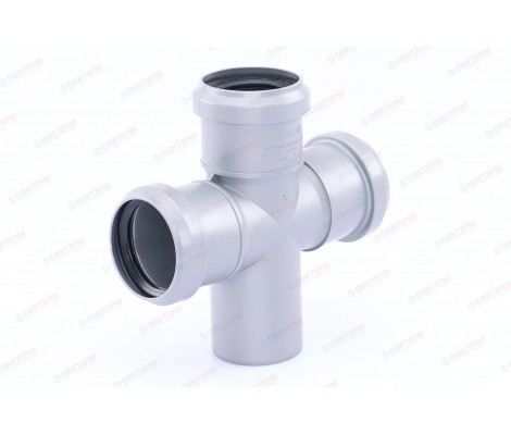 Крестовина канализационная 50/50/50/90° Sinikon
