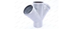 Крестовина канализационная 110/110/110/45° Sinikon