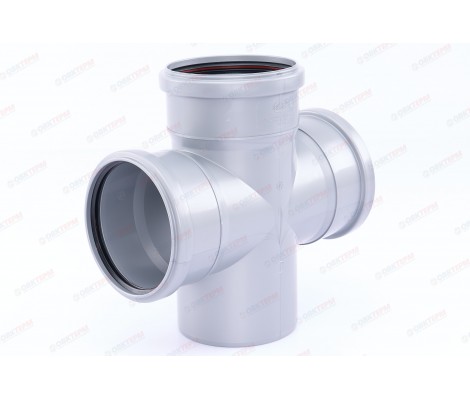 Крестовина канализационная 110/110/110/90° Sinikon Крестовина канализационная 110/110/110/90° Sinikon