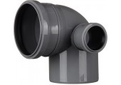 Отвод канализационный 110/50/90° правый Sinikon