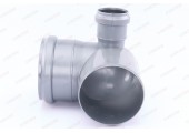 Отвод канализационный 110/50/90° правый Sinikon