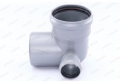 Отвод канализационный 110/50/90° правый Sinikon