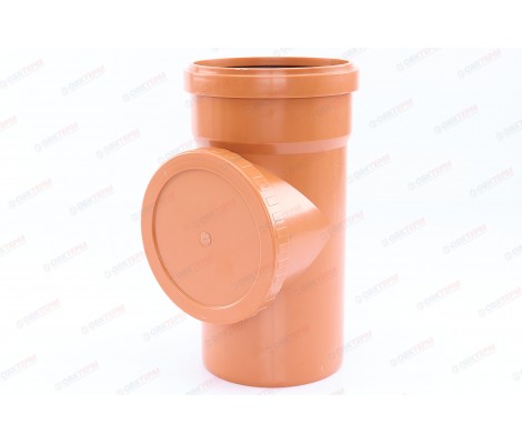 Ревизия канализационная 160 рыжая Sinikon Ревизия канализационная 160 рыжая Sinikon