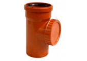 Ревизия канализационная 200 рыжая Sinikon