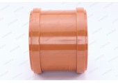 Муфта канализационная 160 рыжая ремонтная Sinikon