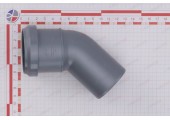 Отвод канализационный 50/45° Sinikon