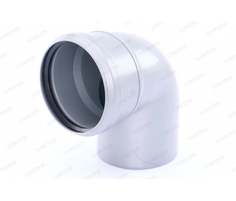 Отвод канализационный 110/90° Sinikon