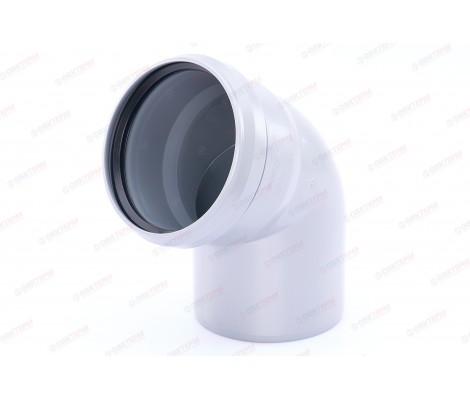 Отвод канализационный 110/67° Sinikon