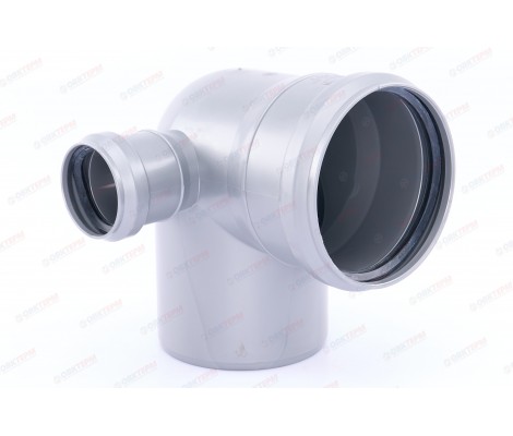 Отвод канализационный 110/50/90° левый Sinikon