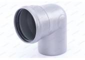 Отвод канализационный 110/50/90° левый Sinikon