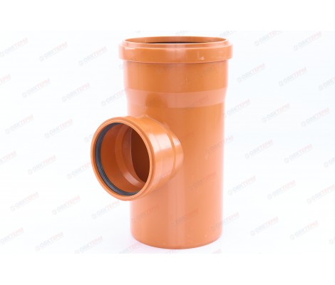 Тройник канализационный 160/110/90° рыжий Sinikon Тройник канализационный 160/110/90° рыжий Sinikon