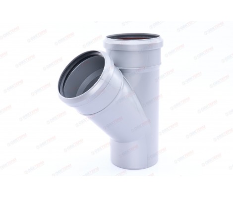 Тройник канализационный 110/110/45° Sinikon