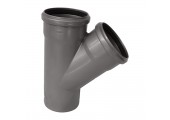 Тройник канализационный 110/110/45° Sinikon