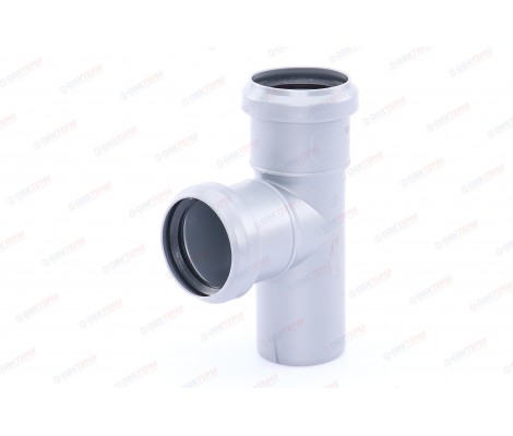 Тройник канализационный 50/50/90° Sinikon