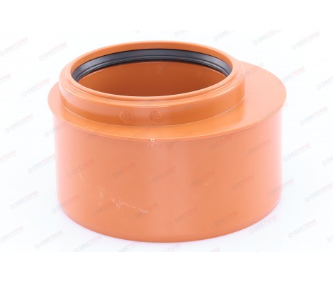 Редукция канализационная 160/110 рыжая Sinikon
