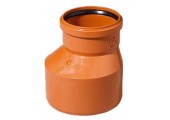 Редукция канализационная 160/110 рыжая Sinikon