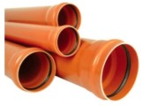 Труба канализационная 160 * 3м 4,0 рыжая Sinikon