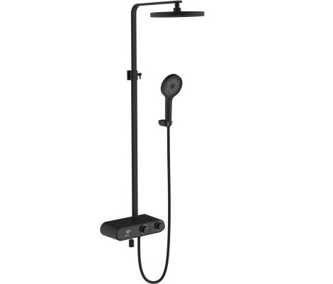 Душевая система G2495-2 хром черный Gappo