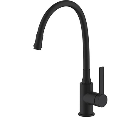 Смеситель для кухни F4067-6 хром черный Frap