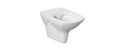 Унитаз подвесной Carina New Clean On дюро Slim Lift белый, безободковый Cersanit