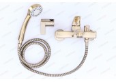 Смеситель для ванны LR3242C короткий бронзовый Zerix