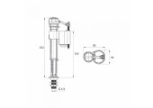 Клапан впуска IDDIS нижний подвод 1/2 Клапан впуска IDDIS нижний подвод 1/2
