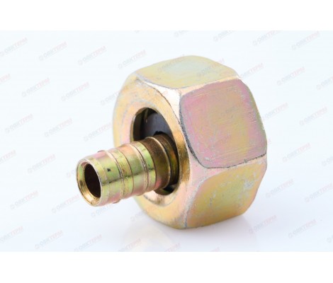 Штуцер 22-1,5 в разборной с левой резьбой для газа ТСМ