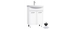 Тумба Нота 60 под умывальник Байкал 60 белый Francesca