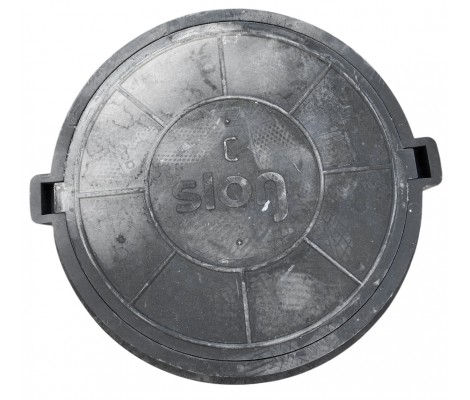 Люк тяжелый  5т С (ДН650/ДВ580хВ115) ЧЕРНЫЙ