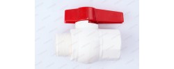 Кран шаровый пластиковый 1 1/4
